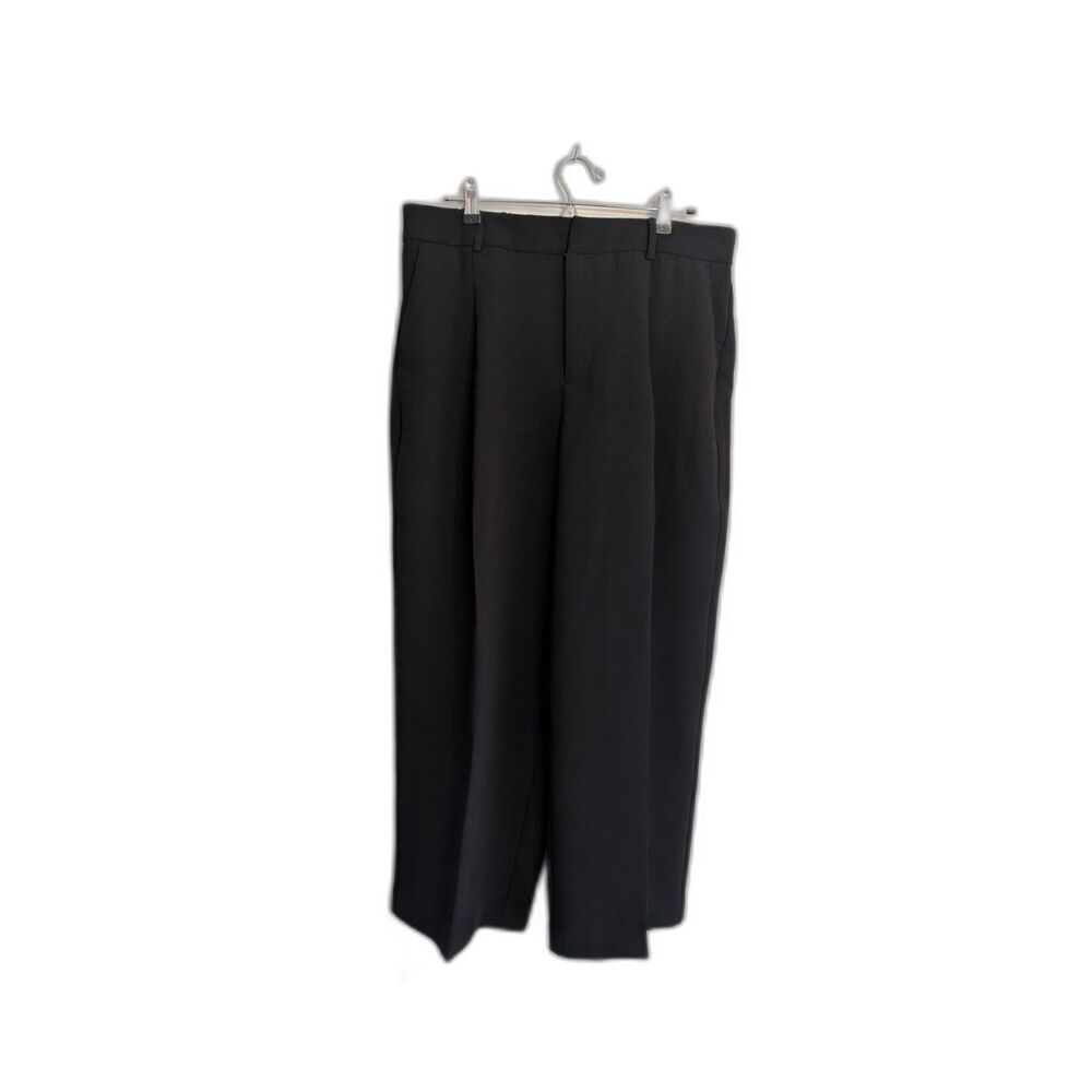 A New Day Women's High-Rise Wide Leg Pants Black Size 14 Short
